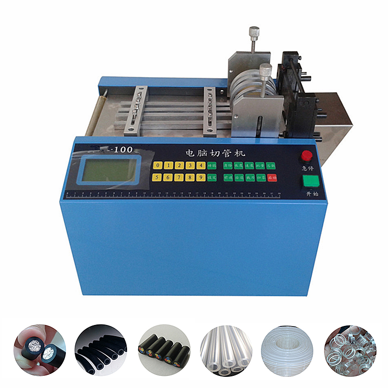 Tube Cutting Machine Microcomputer Automatic Pipe Cutter PVC Heat Shrink Sleeve Shrinking tube cutter Wire rope cutting machine