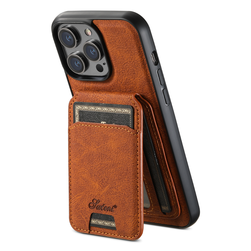 Capa de telefone retro 2 em 1 de couro magnético destacável Vogue para iPhone 15 14 13 12 Pro Max Samsung Galaxy S22 Ultra S23 Plus Note20 Vários slots para cartões Capa de suporte de carteira