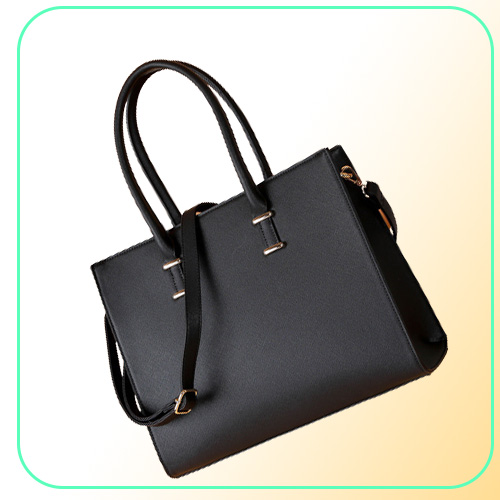 Women Briefcases Business Bags Ice Portfolio große Kapazität Handtasche Cross Muster Leder Laptop Bag TOTE4746157