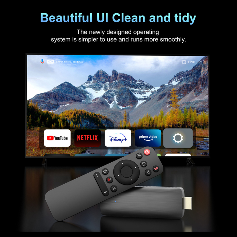 TV Stick D6 H313 Android 10.0 Smart TV Stick WiFi 6.0 Dual Band Bluetooth 4K TV Stick 216G Android TV Box Stick Portable Player 230831