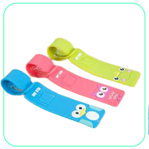 Cartoon Silicone Ggage Tags Bag Acessórios 240 por 40mm Baggage Tag Airport Flight Ggage Say Anti Lost Label7385778