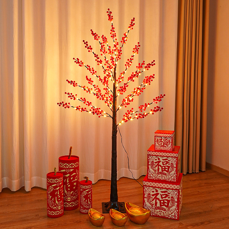 2023 Young tree Spring Festival tree LED light home decoration shopping mall photo decorative lights