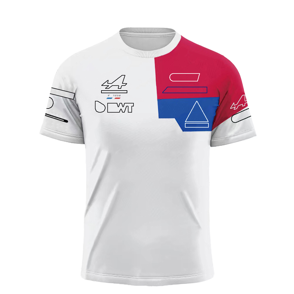 Męskie koszulki F1 Driver Racing T-shirt 2023 Formula 1 Drużyna swobodna drukowana koszulka Race Race Letnie męskie T-shirty sportowe Tops Niestandard 9543