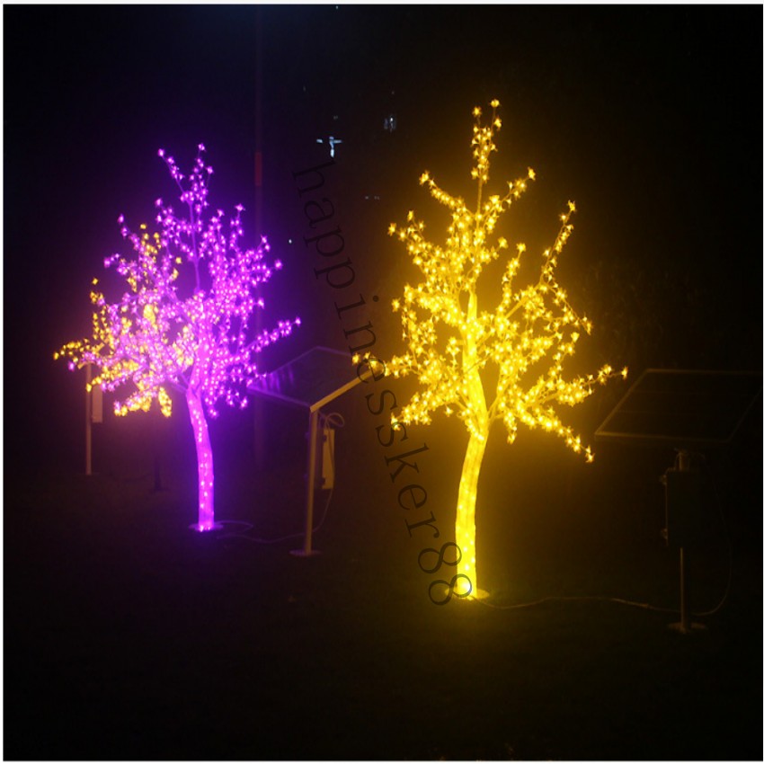 Dekoracja świąteczna LED sztuczne wiśniowe światło słoneczne 1,8 m duży deszczowy dowód na zewnątrz