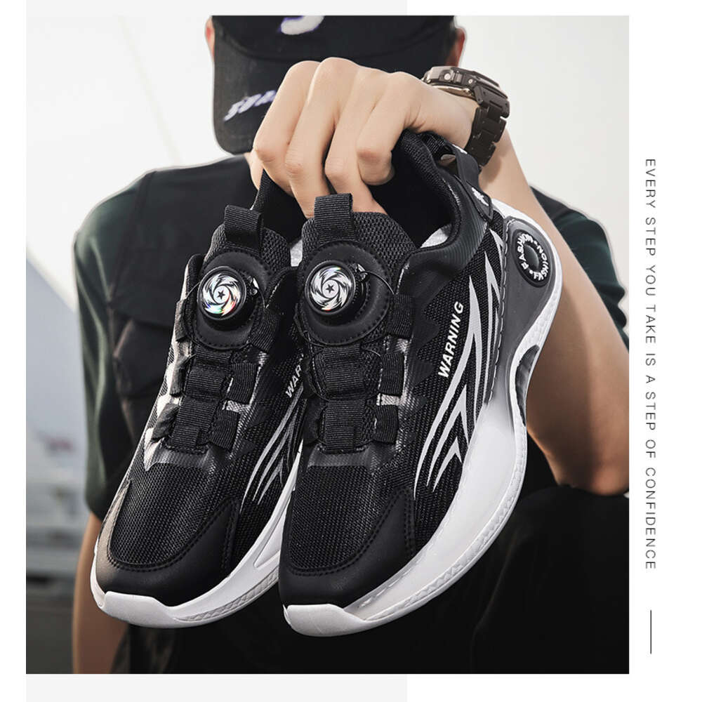 Thick Sole Sports Shoes Running Sneakers Casual Versatile Youth Sports Trainers Comfortable Walking Shoes Blue Grey Black