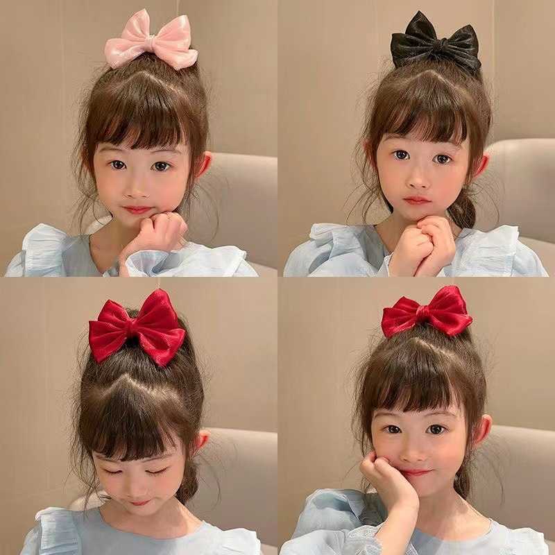 New Children's Hairpin Baby Fashionable Bow Headwear Girl Princess Hairpin Headwear Net Red Hairpin