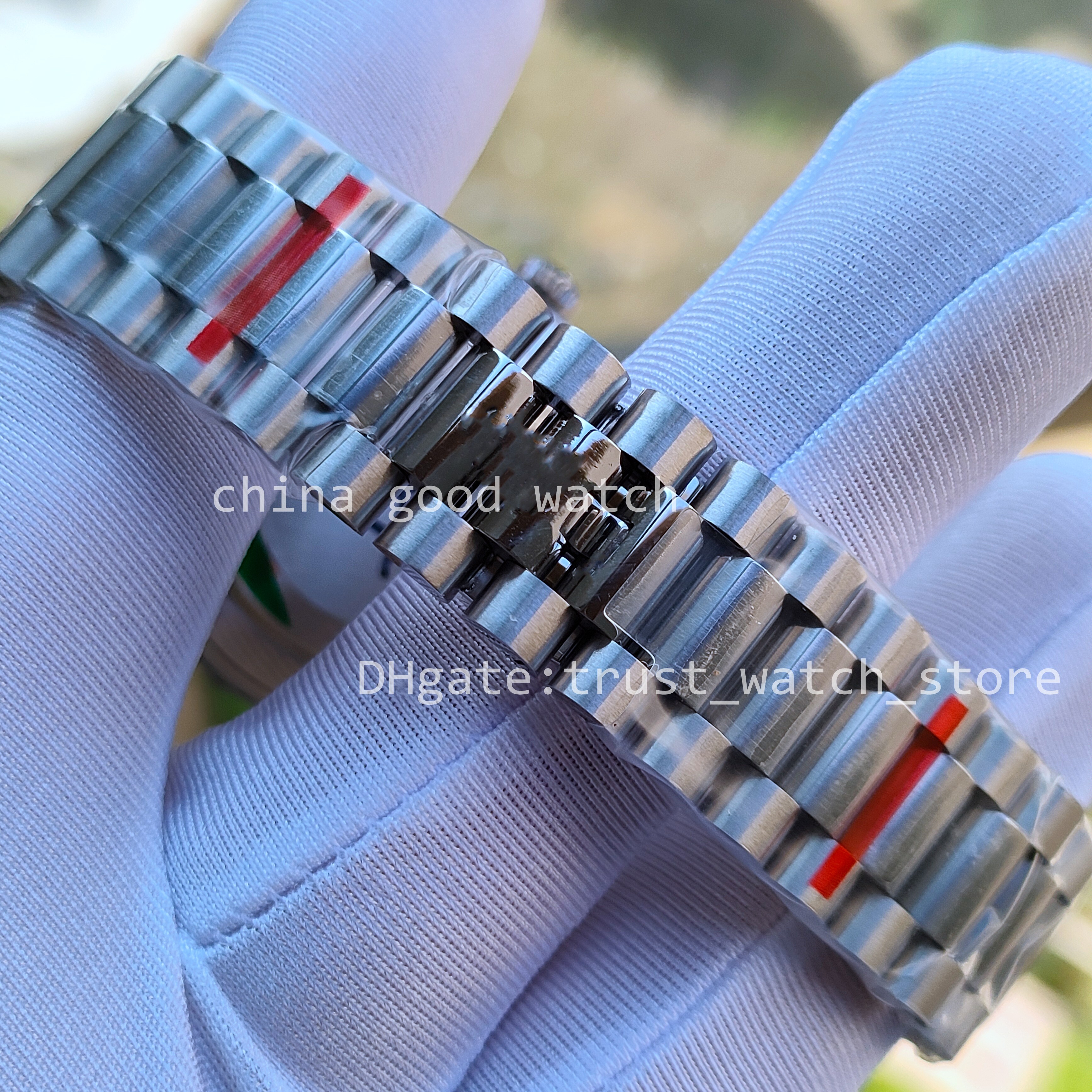 9 Style 40mm Uhren Diamant Benzes Grüne Rome Dial Watch Super BP Factory Stahlstahl Automatische Bewegung BPF Armbandmaps Sapphir289t
