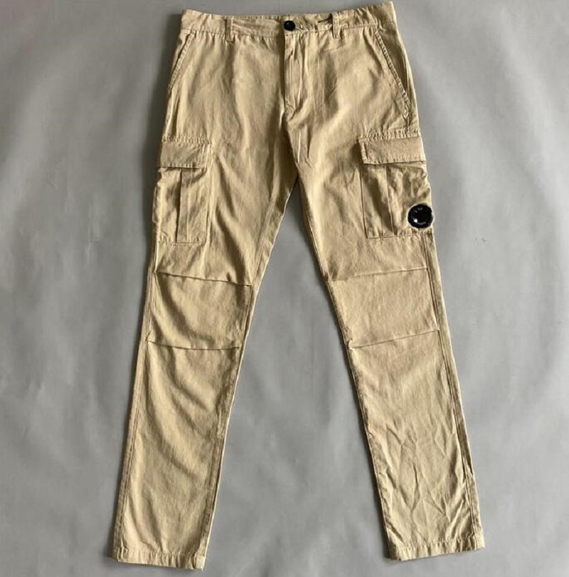 2023 Nyaste plagget färgade Cargo Byxor One Lens Pocket Pant Outdoor Herr Taktiska byxor Lös träningsoverall storlek M-XXL