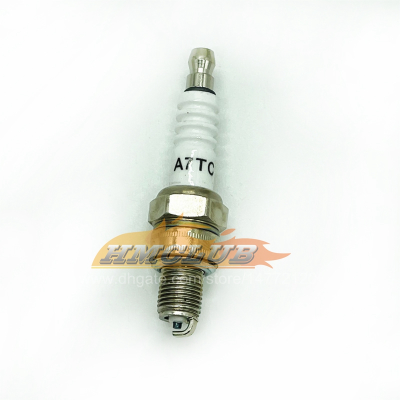 Racing Spark Plug 3 Electrode A7TC for 50cc 70cc 110cc 125cc 150cc Atv Scooter Dirt Bike Go Kart Triple Electrode