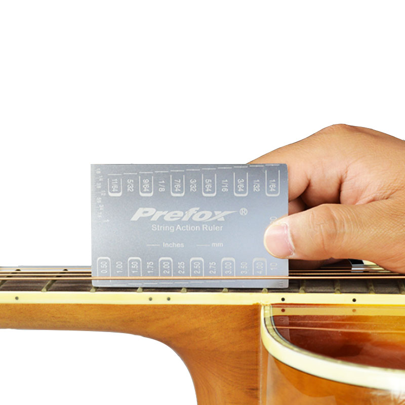 Guitar String Straze Lage String String Ruler Seamuring Tool для басовых классических электрических акустических гитарных инструментов Правители