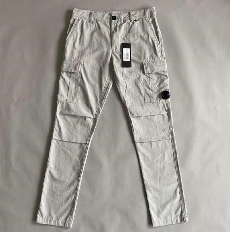 2023 Nyaste plagget färgade Cargo Byxor One Lens Pocket Pant Outdoor Herr Taktiska byxor Lös träningsoverall storlek M-XXL