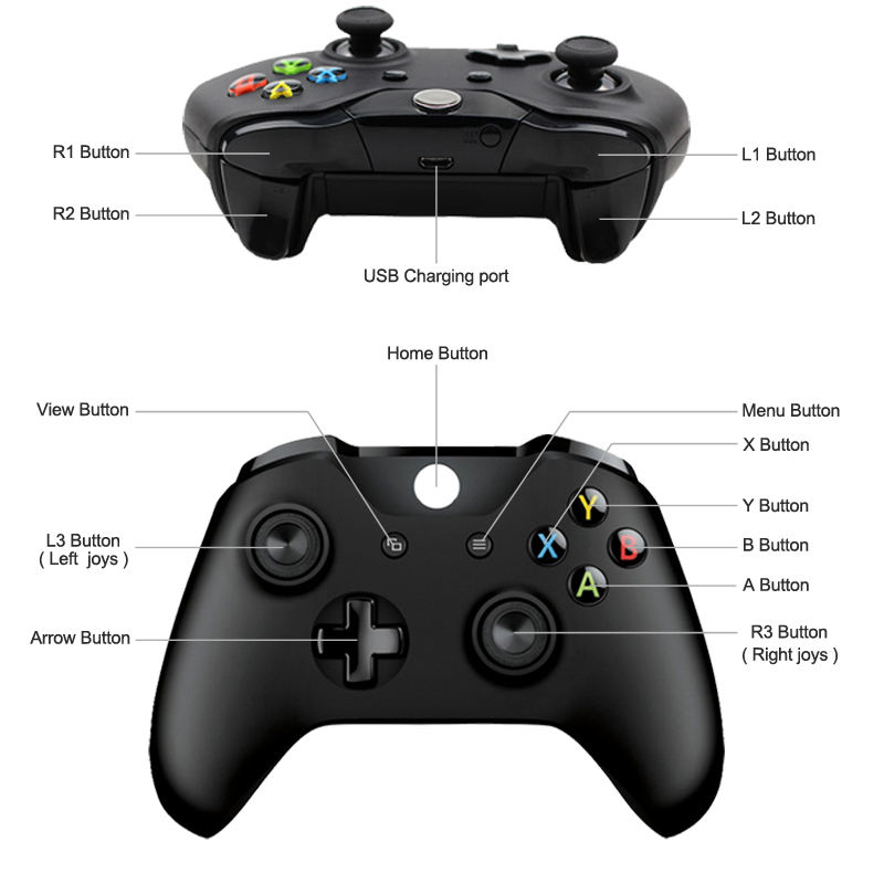 Game Bluetooth draadloze gamepadJoystick-controller voor Microsoft Xbox One