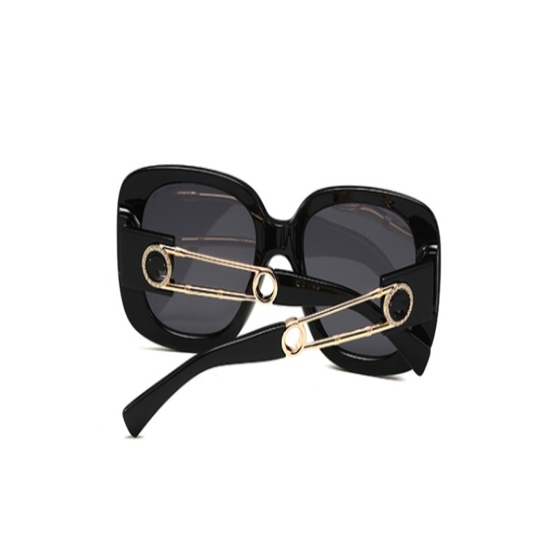 Óculos de sol retongânicos de mulheres e homens quadrados 17W Acetato Olheeglass Frame Eyewear Máscara piloto de moda Os óculos escuros vêm com package2023