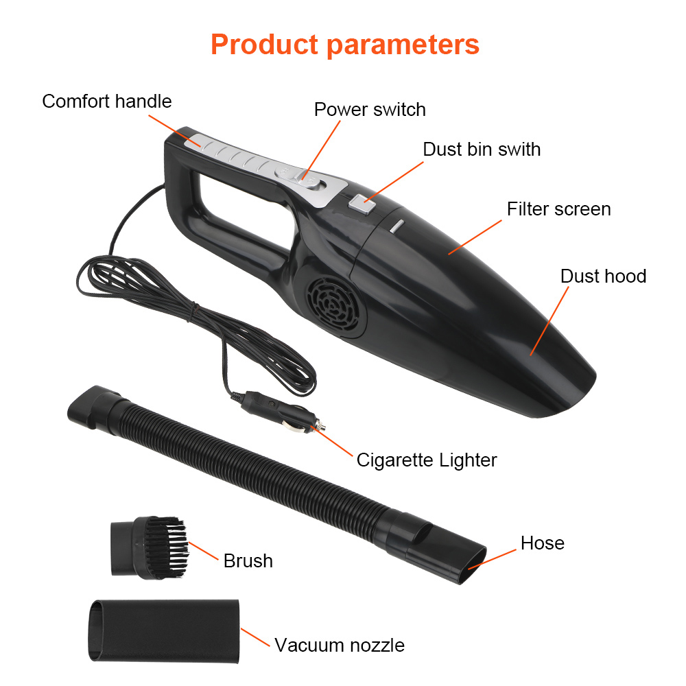 12v 120W Clean à aspirateur Véhicule spécial outils de spécialité