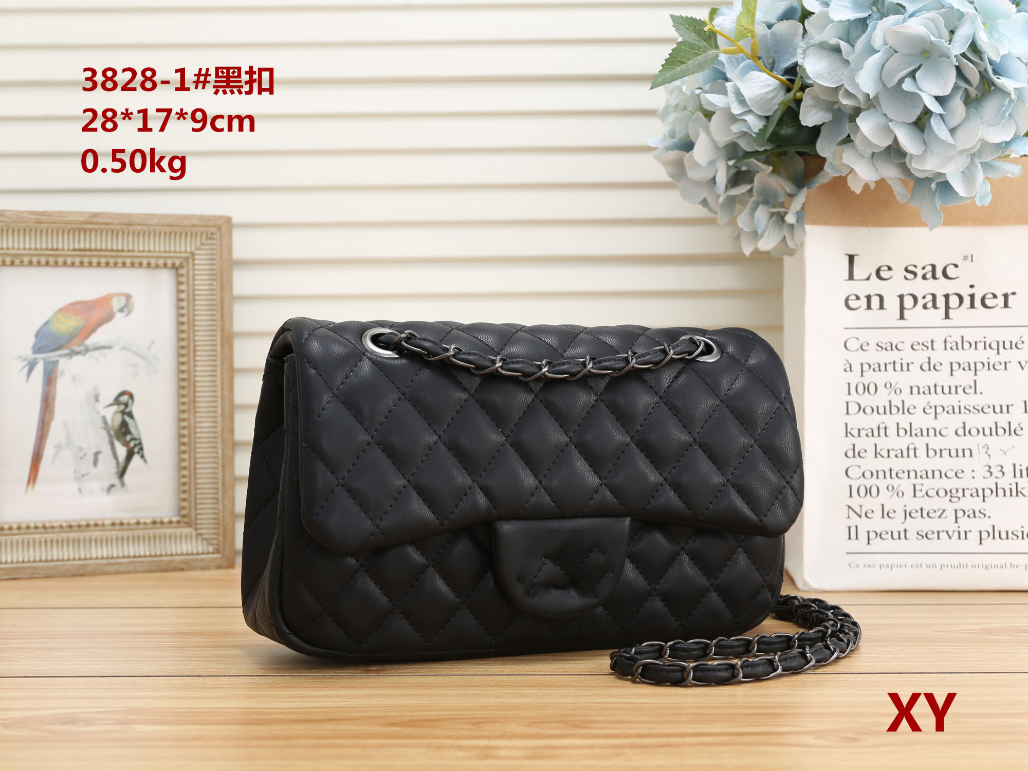 XY 3828# Hochwertige Damen-Einzelhandtasche, Schulterrucksack, Tasche, Geldbörse, Geldbörse