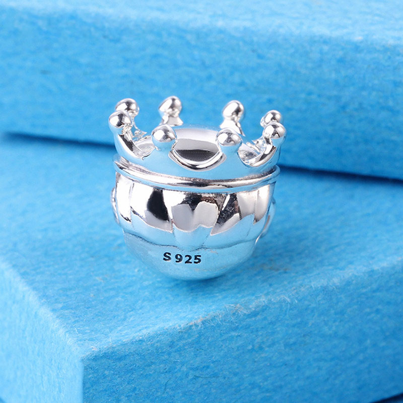 925 Sterling Silver Precious Prince Bead Fits European Jewelry Pandora Style Charm Mandets