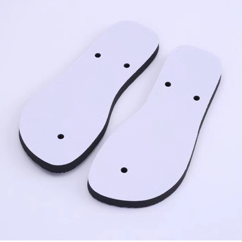 Sublimação chinelos de chinelos em branco chinelos brancos para piscina de casamento de praia Party Kids Men Women PVC Borrach Bottom Sandals Diy Heat Printing Slipper