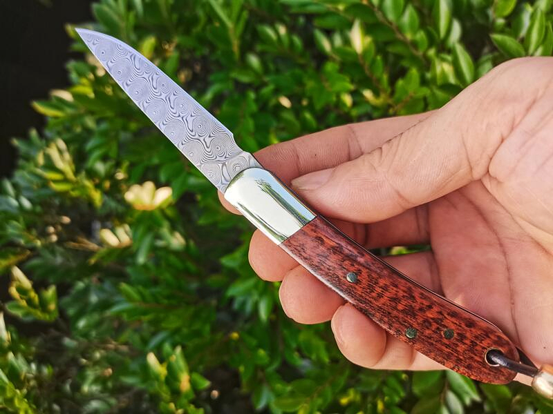 YL H2375 Folding Blade Knife 67 Layers VG10 Damascus Steel Blade Snakewood Wtih Brass Handle Outdoor Camping Handing EDC Pocket Mapp Knives