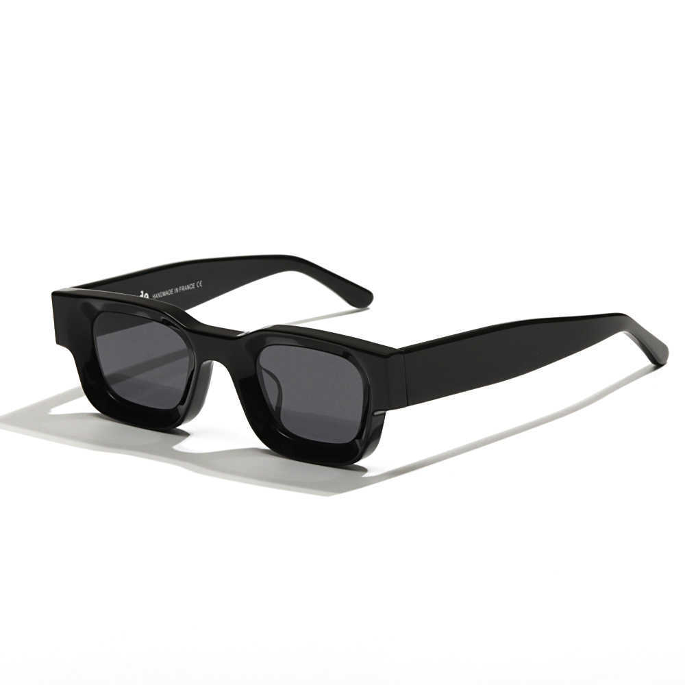 Rhude Thierry Rhevision Rectangle Acetate Acetate Trend Street Hip-Hop Style Solglasögon Solglasögon