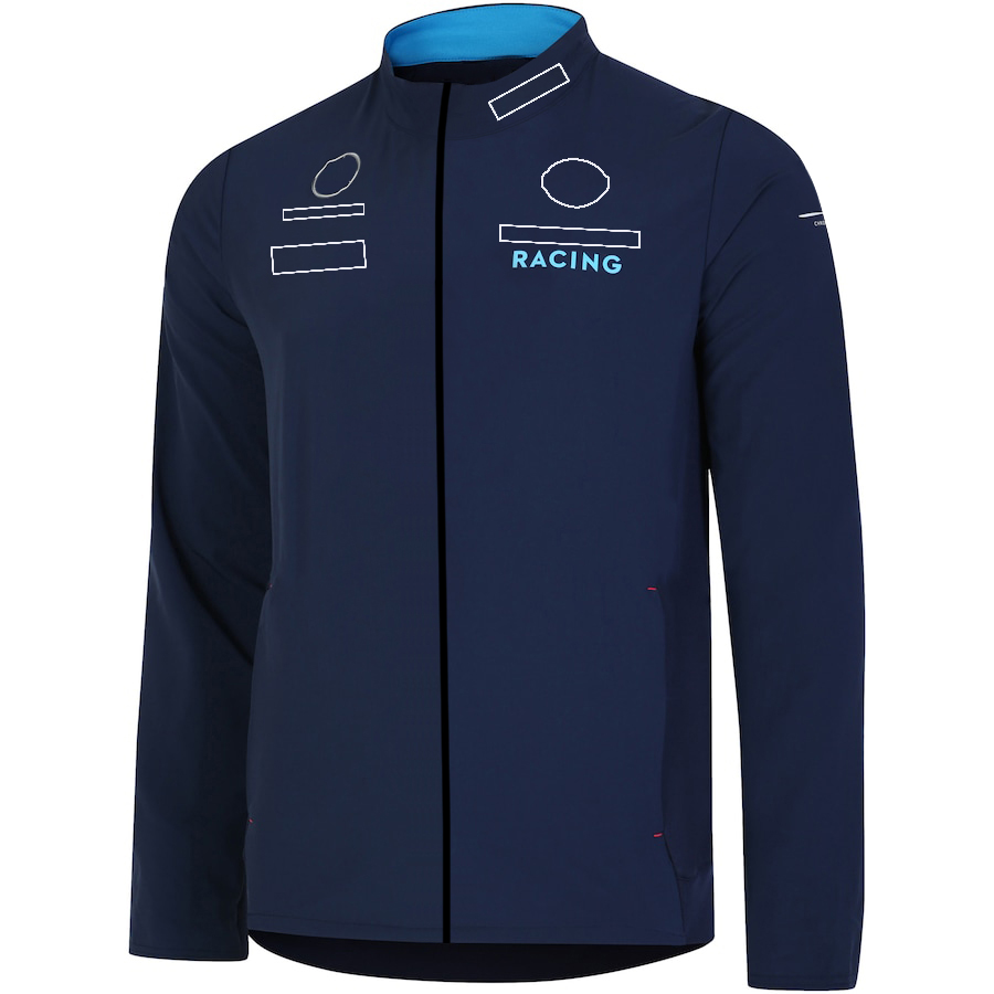 F1ドライバーフルジップジャケット2023フォーミュラ1チームファッションカジュアルな通気性スウェットシャツジャケット春と秋のメンズウォームブルージャケット