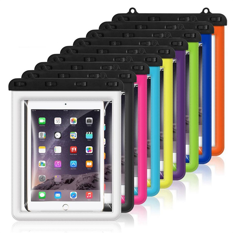 Custodia tablet da 10,5 pollici Custodia protettiva Impermeabile trasparente Touch Screen Dry Bag Borse da nuoto Ipad Kindle Samsung nuoto immersioni surf Kayak pesca