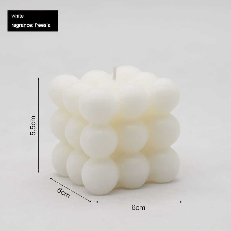 Scented INS Rubik's Aromatic Candle Korean home fragrance geometric modeling ornaments Creative Girl Gift