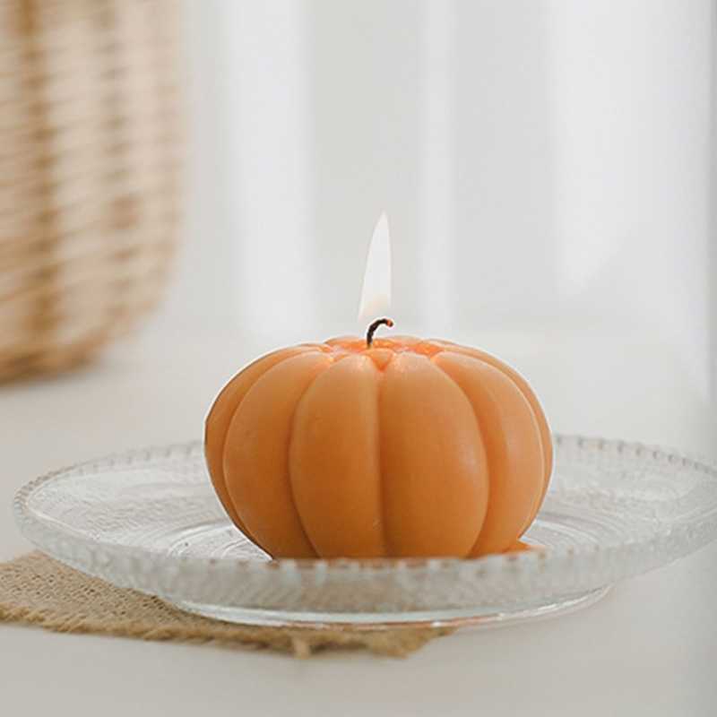 Pumpaformad doftljus tacksägelse Aromaterapi Halloween Holiday Party Home Decoration