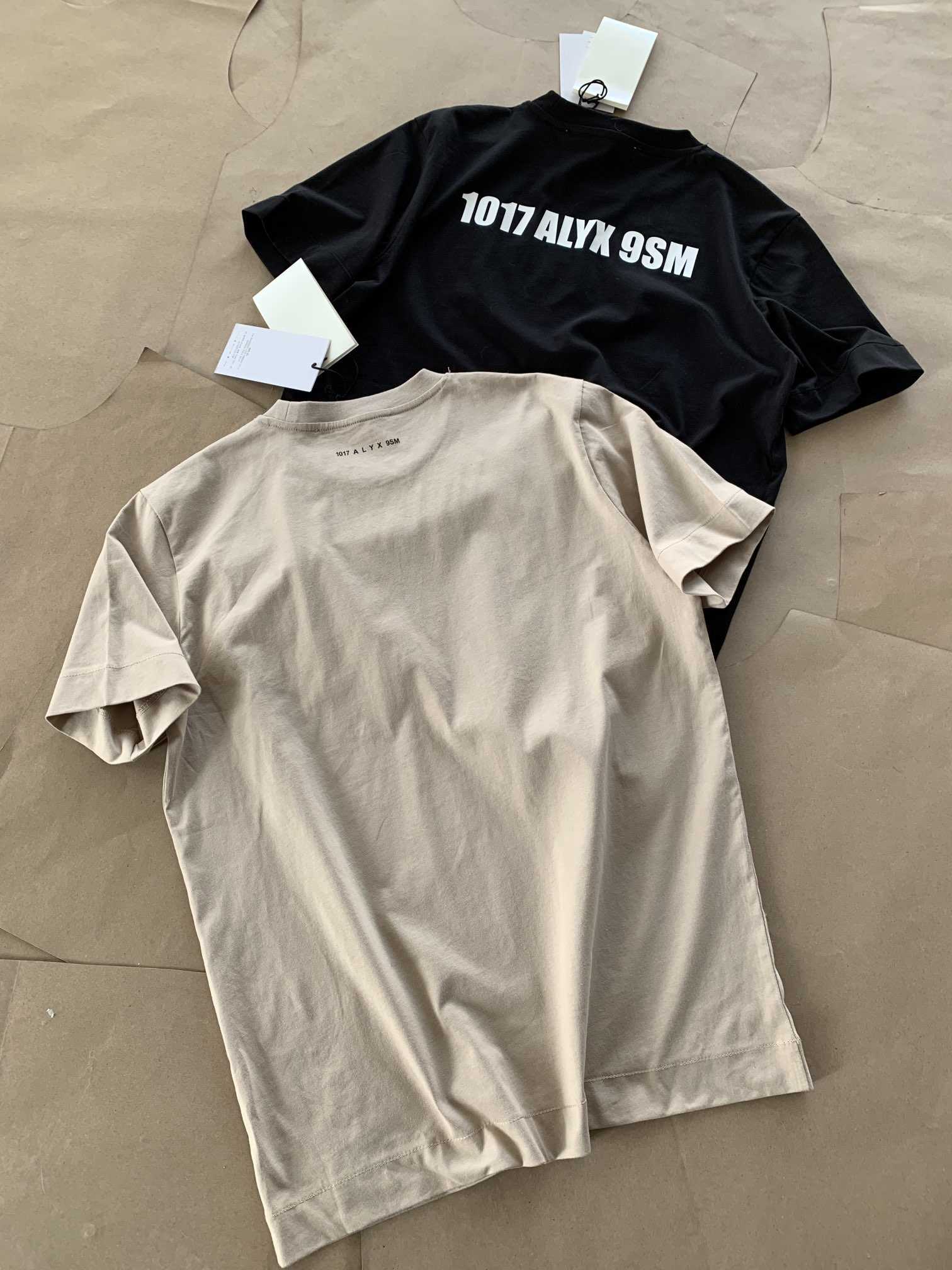 Men's T-Shirts ALYX ALX22 T-shirt 2022 Men Women 1 1 High Quality Black Mark Print 1017 ALYX 9SM Tee Slightly Oversize Tops Short Sleeve T230302