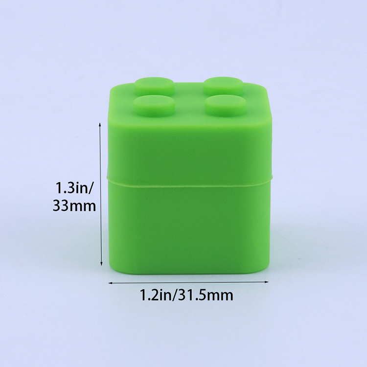 wholesale 11 ml contenants en silicone de qualité alimentaire dab cire contenants d'huile herbe sèche pour concentré porte-huile bouteilles de stockage bocaux 420710