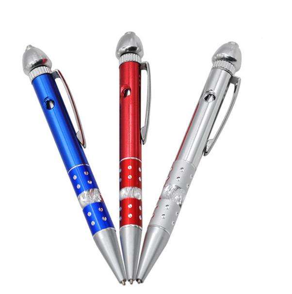 Funny Writing Pen Metal Smoking Pipes Hidden Novelty filter Herbal Hand Pipe Cigarette Holder