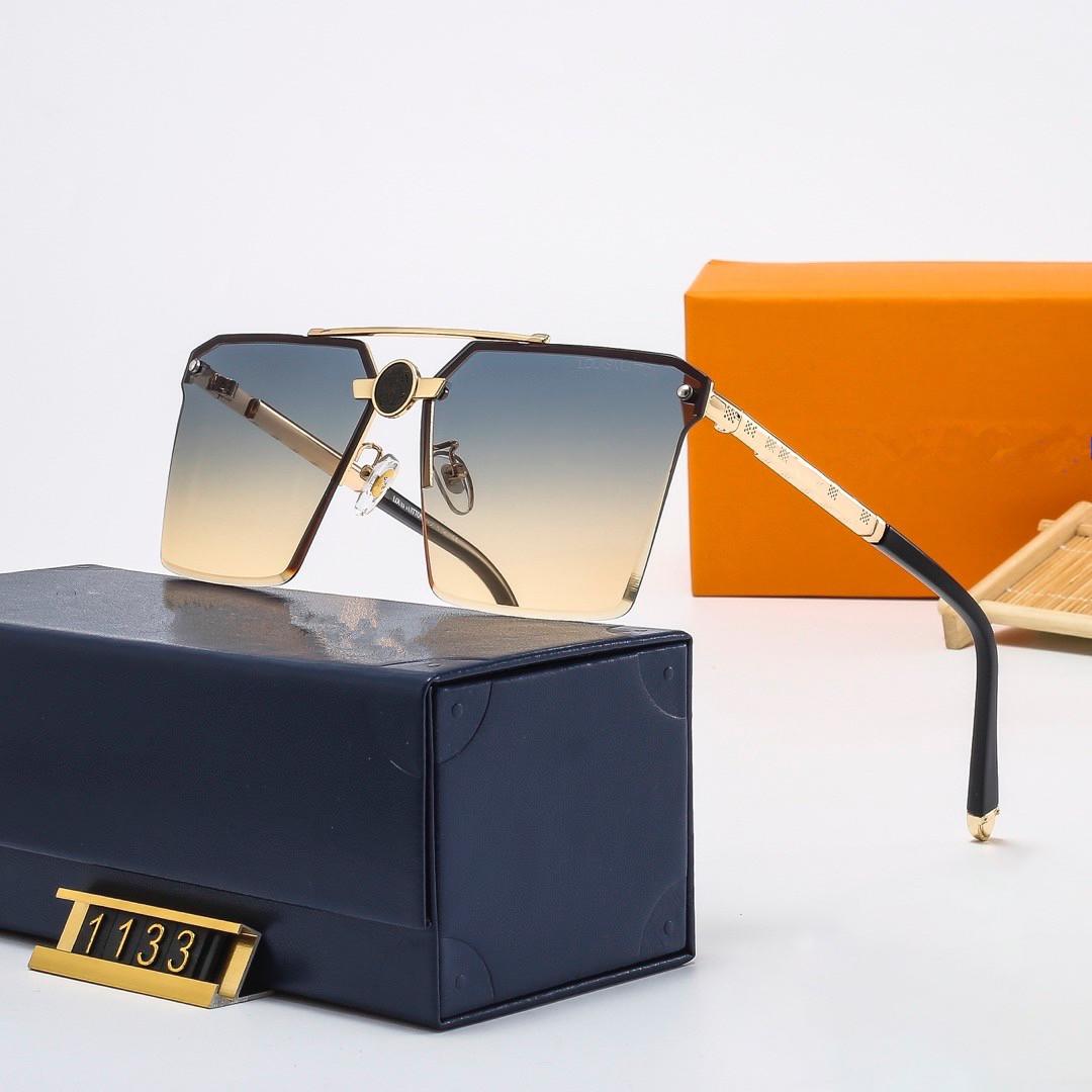 Lunettes de soleil métalliques élégantes pour femmes, nouvelle collection, tendance, pour hommes et femmes