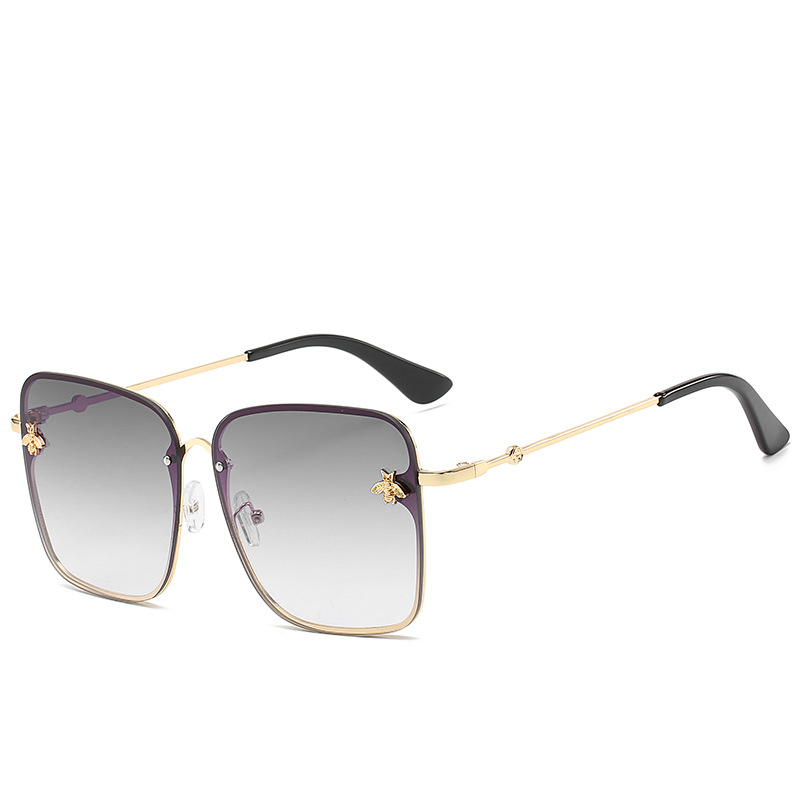 Sonnenbrillen American Trend Street Snap Sonnenbrille mit großem Rand, weiblich, Online-Influencer, ähnliche Brillen