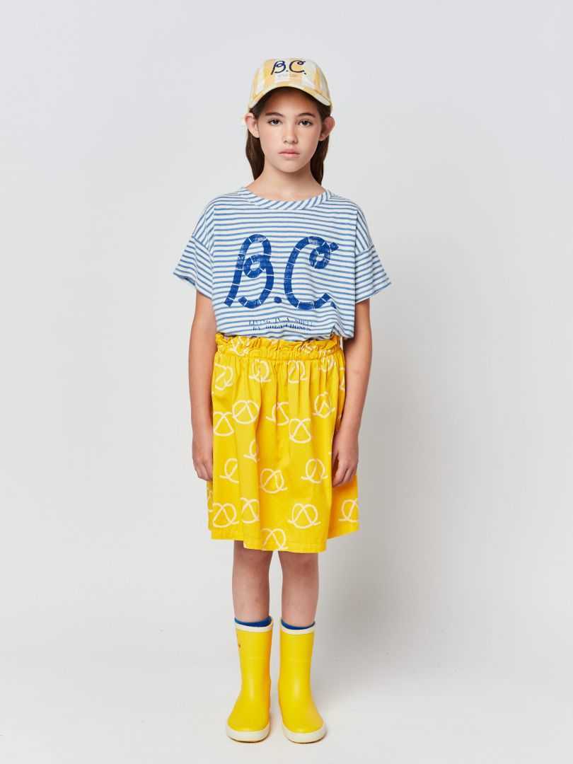 スカート韓国語の子供のTシャツスカート2023 NEW BC SS SUMMER BABHAGHILD COTTON COTTON DRESS KIDS CLOSSION OUTWEAR DAINGINGS T230301