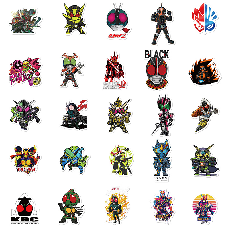 Kamen Rider Stickers Masked Rider Graffiti Kids Toy Skateboard Car Motorcycle Bicycle Stickerデカール卸売