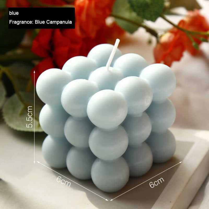 Scented INS Rubik's Aromatic Candle Korean home fragrance geometric modeling ornaments Creative Girl Gift