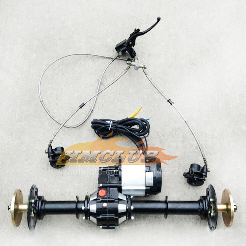 Nachrüstung des elektrischen Dreirad-Differentialwellenantriebs mit halber Welle und Hinterachsflansch, 48 V, 1000 W, Motor für kleines Citycoco-Dreirad MDJ02