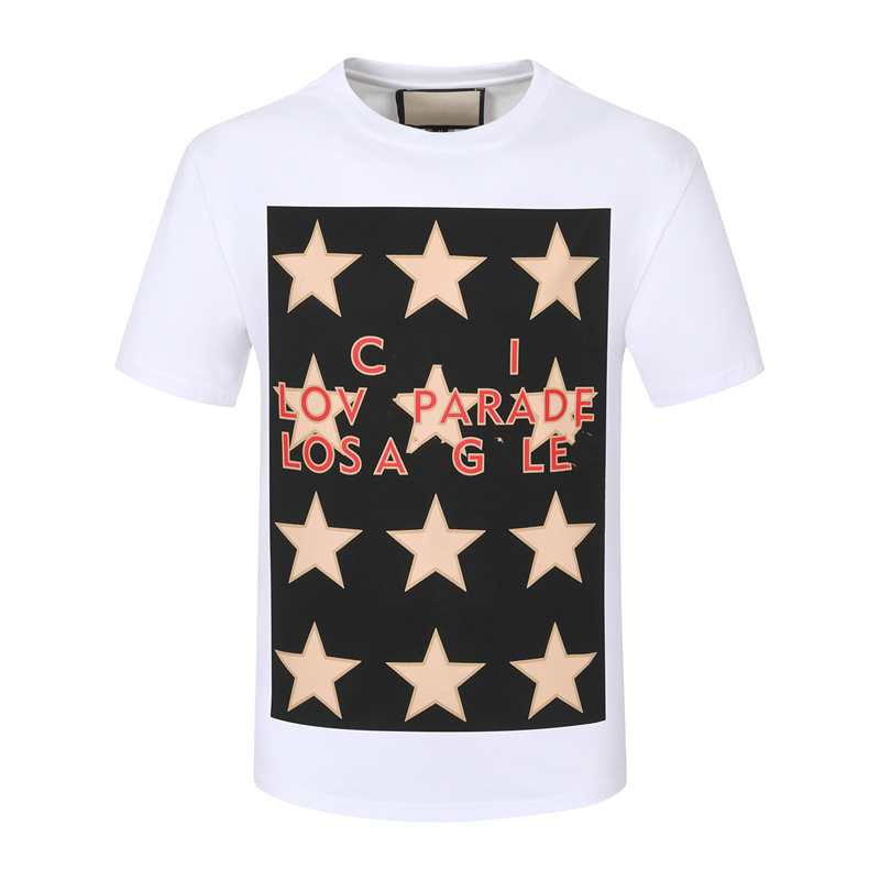 T-shirts T-shirts pour hommes T-shirts de créateurs pour femmes Tops en coton Chemises décontractées pour hommes Vêtements de luxe Rue Slim-Fit Shorts Manches Vêtements M-3XL