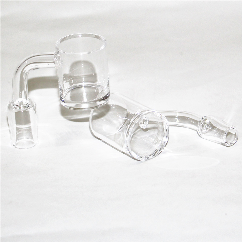 25 mm 30 mm OD xxl 4 mm kwart Bangers Glass koolhydraten 90 graden kwarts banger nagels voor bongs dab rigs