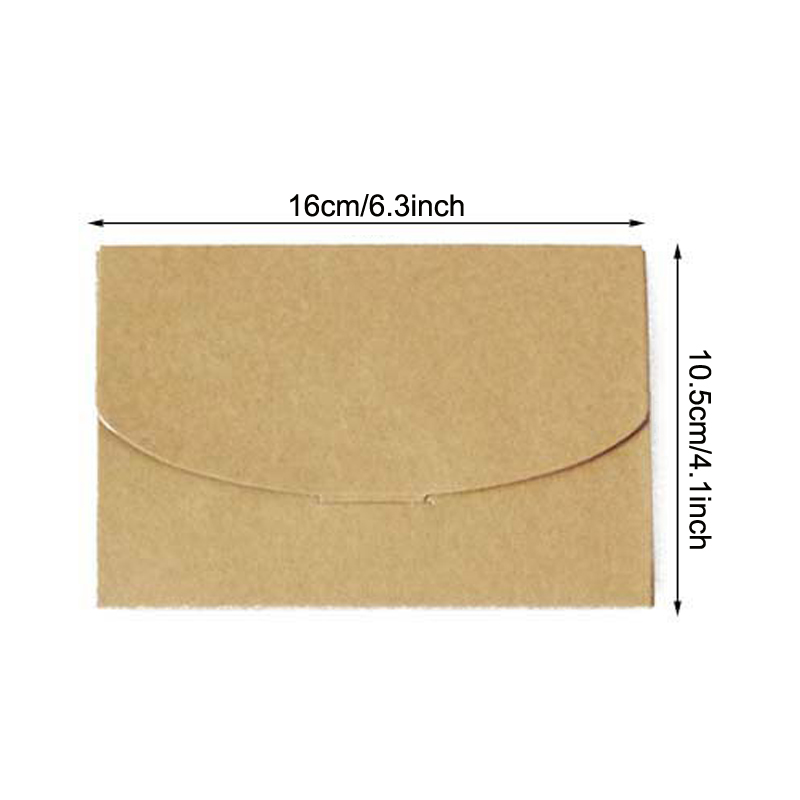 Kraft Paper Postcard Envelope Greeting Card Photos Wrap Envelope Wedding Christmas Invitation Cards Envelopes Packing Supplies Sobre De Postal De Papel Kraft