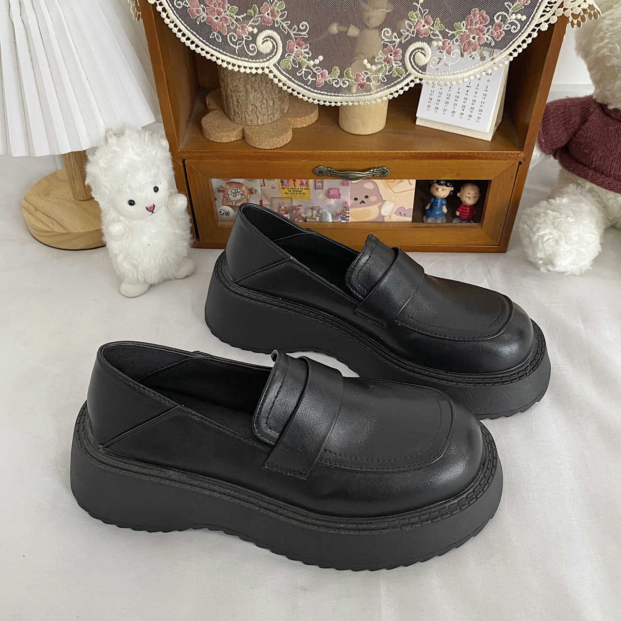 Dress Buty buty letnie panie Oxfords damska okrągła platforma okrągła palenczka faluwear 2022 skórzane nowe pucharki sukienka Rome Mary L230302