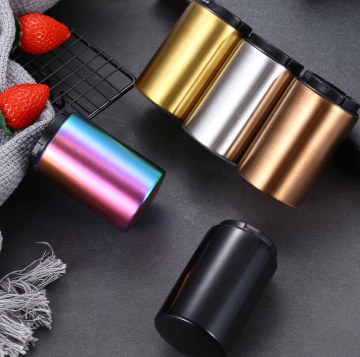 Stainless Steel Bottle Openers Automatic Push Down Magnetic Beer Cap Opener Bar Kitchen Wine Gadgets Tools Openers SN5153