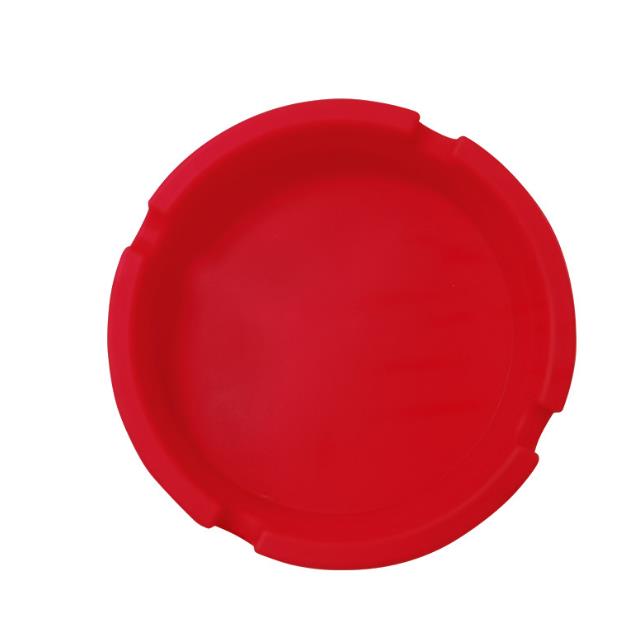 Silicone coloré fumer rond cendré portable au cendrier durable soupfait et cendrier respectueux de l'environnement à haute température Résistance