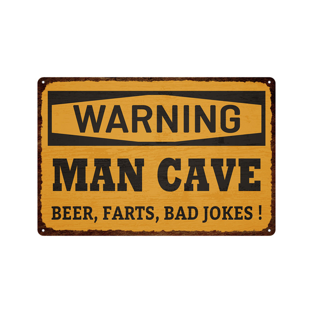 My Rules Caution Metal Tin Sign Vintage Warning Plate Funny Painting Man Cave Metal Sign For Bar Club Game Room Wall Decor personalized Tin Signs Size 30X20CM w01