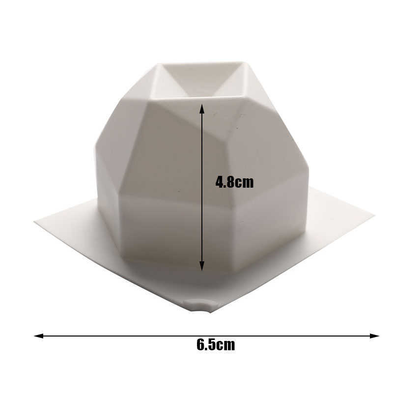 香りの新しい3D不規則なシリコンアロマセラピーカビdiy手作り材料樹脂型ろうそく作り用品