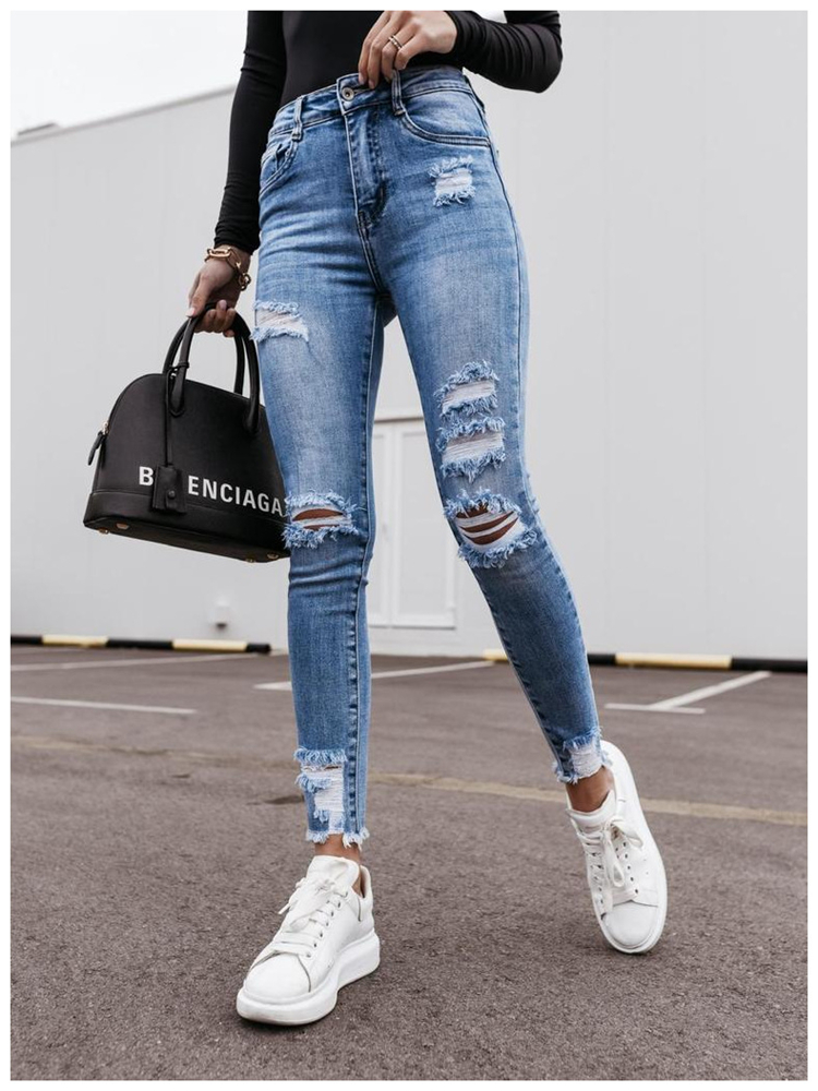 Vrouwen hoge taille moeder Jean vormgevende skinny jeans stretch gescheurde denim broek heup fit leggings slanke elastische comfortabele broek vaqueros