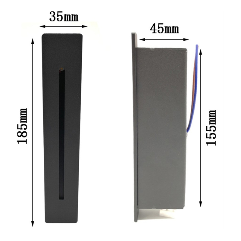 AC85-265V LED Step Light inomhus utomhusvägglampor Street Lights Junction IP65 Vattentät 3W Infällda trapplampor