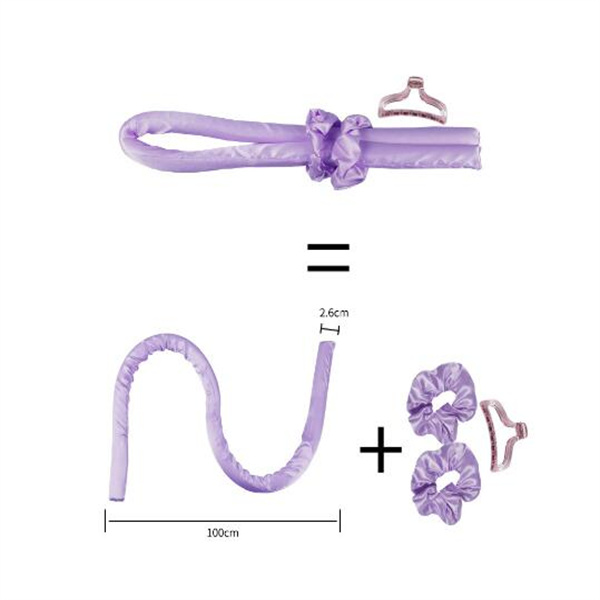 Hårprodukter Värmefri curling Rod pannband Inget värmesilkkrullar Rand Hårrullar Sovande mjukt pannband lat hår Accessoire GC1219J