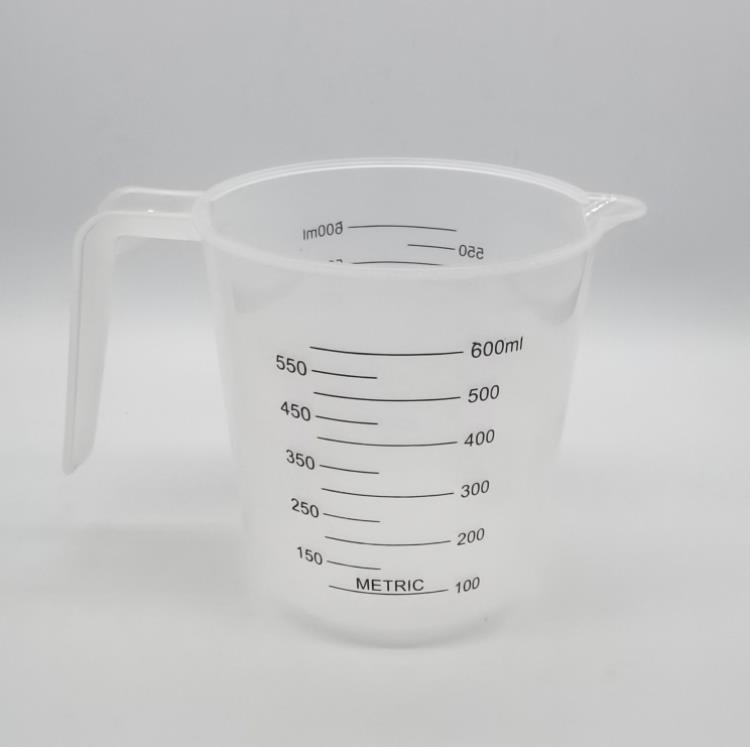 250/500/600/1000ML Plastic Transparent Measuring Cups Tools Jug Pour Spout Surface Kitchen Tool Graduated Measuring Cup Cooking Supplies SN4095