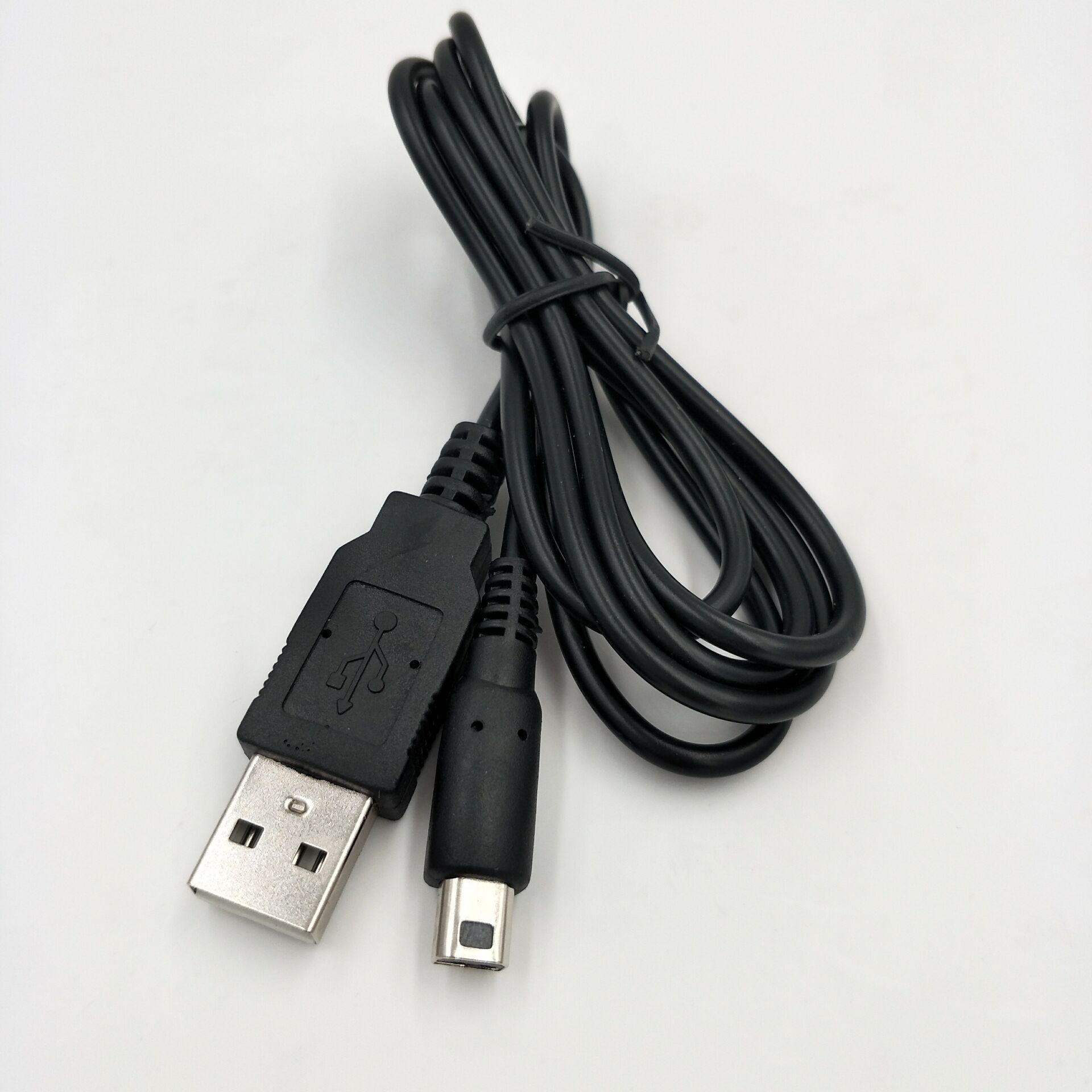 Charger Charging Cables for NEW Nintendo NDS 3DS 3DSLL NDSI 3DSXL USB TO DSI Charge Cord Data Sync Cable 1.2m Black Color