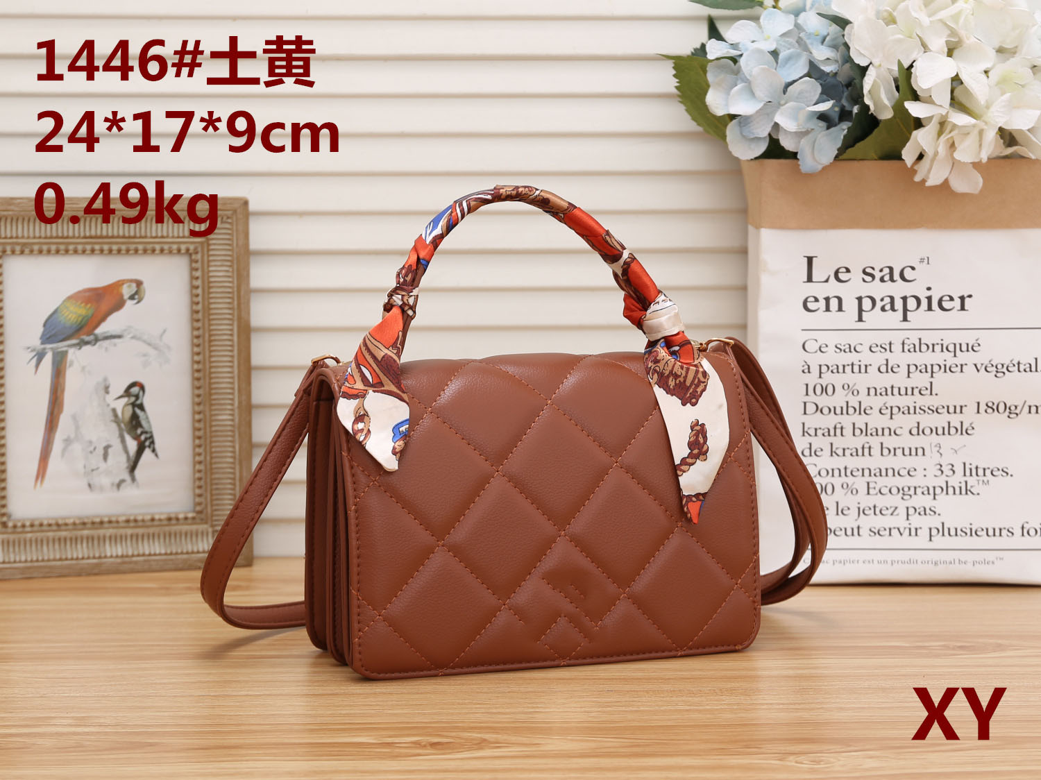 XY 1446＃高品質の女性女性シングルハンドバッグトートショルダーバックパックバッグ財布財布